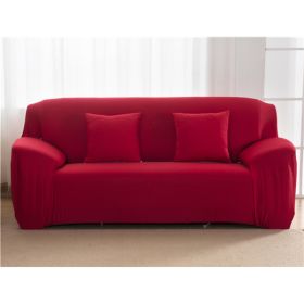 Solid Corner Sofa Covers Couch Slipcovers Elastica Material Sofa Skin Protector Cover Sofa Armchair (Option: 1-One seat)