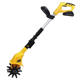 Cordless Electric Garden Tiller Cultivator With 20V Rechargeable Battery 3.93In Width 6.69In Depth 250RPM Max For Garden Yard Farm Lawn (Option: Garden Tiller)