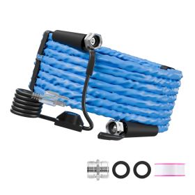 50FT Heated Water Hose For RV Antifreeze To -45°F Drinking Water Hose, 5/8" ID, Corrugated Surface, Built-in Thermostat, Freeze & Leak-Proof, Lea (Option: Default)