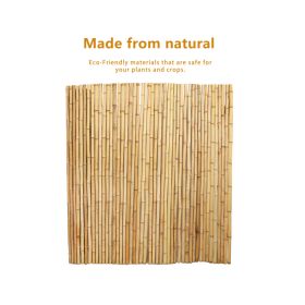 Natural Bamboo Fence Roll 6FT X 8FT , Outside Bamboo Privacy Fencing, Natural Privacy Screen Panels For Garden, Outdoor,Self-pickup Only (Option: Default)